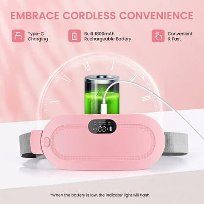ComfortPro™ Cordless Heating Pad for Cramps Period Pain Relief Belt
